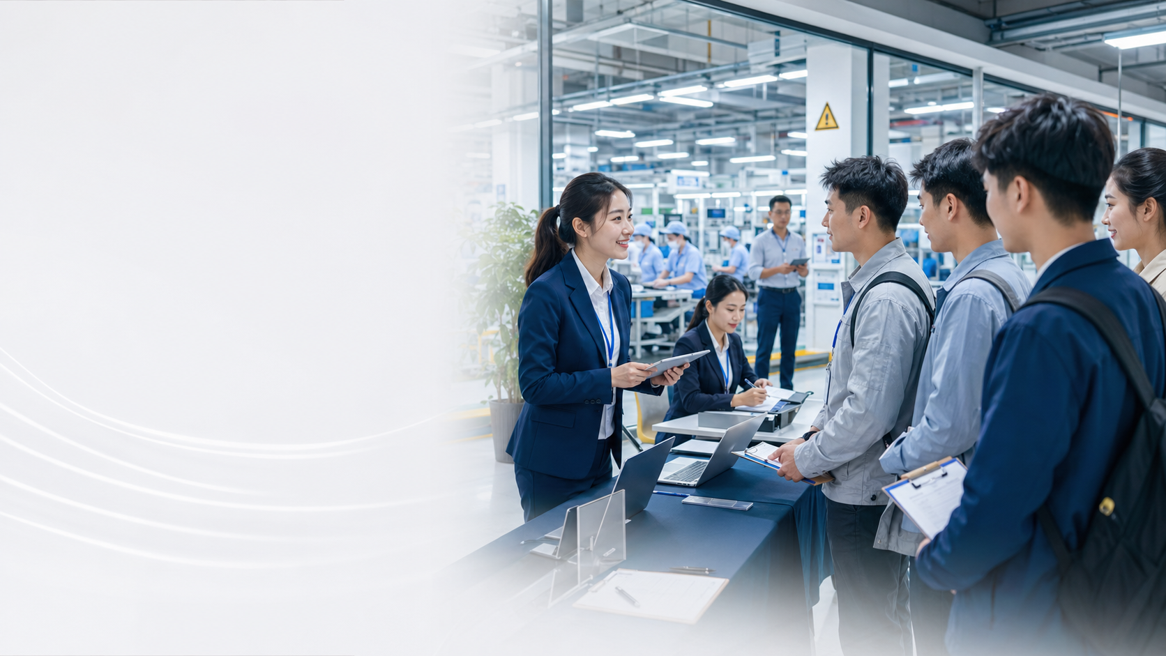 制造企业招聘面试服务现场